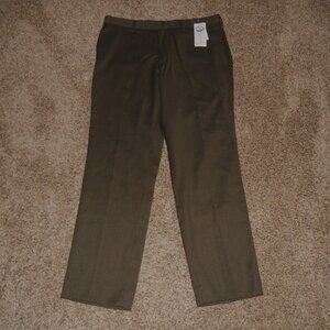 Banana Republic Slim Fit Nanotex Dress Pant size 33/30 Brown